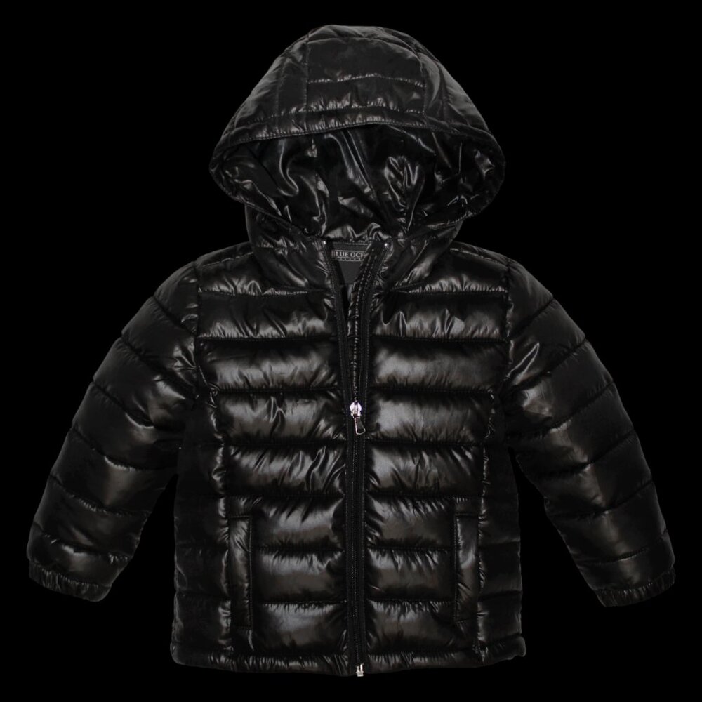 Kids & Boys Puffer Hooded Jacket